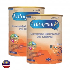 Malaysia Enfagrow A+ Step 3 Milk Powder 1.7kg x 2 tins