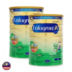 Malaysia Enfagrow A+ Step 4 Milk Powder 1.7kg x 2 tins