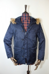 The Quilted Jacket B Blue S