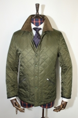 The Quilted Jacket A Green M