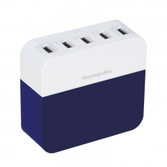 thecoopidea Power Block 10.6A 5USB Charger 