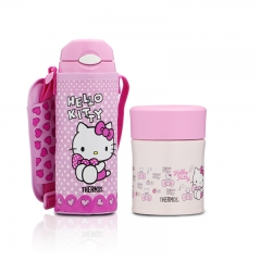 Thermos Hello Kitty Ice Cold Bottle & Food Jar Gift Set