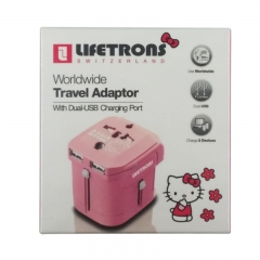 LIFETRONS SWITZERLAND Worldwide Adaptor Hello Kitty Edition