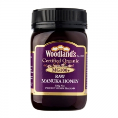 Woodland's Organic Manuka Honey MG 100 500G