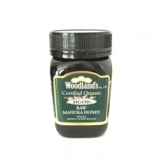 Woodland's Organic Active Manuka Honey MG 450 500G
