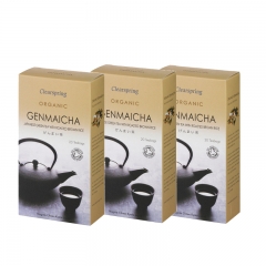 Clearspring Organic Genmaicha tea x 3