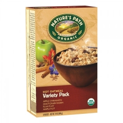 Nature's Path Organic Instant Hot Oatmeal, Variety Pack 1Ctn (6 Boxes)