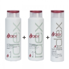 IDex Ultra Hydrating Shampoo + Recovery Conditioner + Texturising Liquid Set