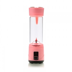 Remax Wireless Rechargeable Portable Food Processor and Juicer Pink