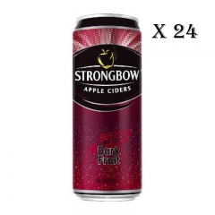 Strongbow Apple Ciders Dark Fruit Bottle 1 Carton 