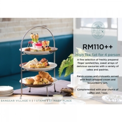 Malaysia High Tea Set for 4 - Delicious Restaurant