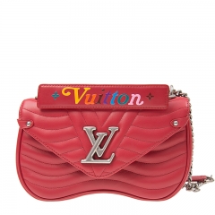 LOUIS VUITTON New Wave M51943 Red Calfskin Handbag