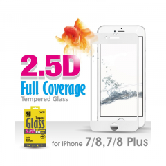 Original Hoda Black 0.33mm Full Coverage Tempered Glass Screen Protector iPhone iPhone 8