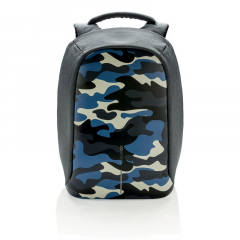 Bobby Compact Anti-Theft backpack - Camouflage Blue