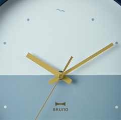 BRUNO Bicolor Wall Clock (blue)