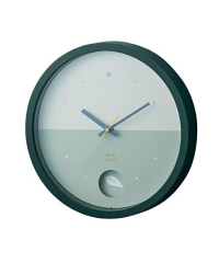 BRUNO Bicolor Wall Clock (green)