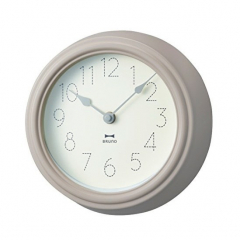 BRUNO Sweet Pastel Wall Clock (grey)