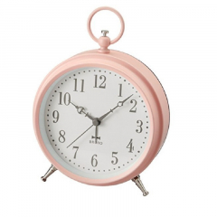 BRUNO Pastel Retro Alarm Clock (pink)