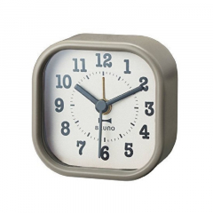 BRUNO Mini Square Clock (gray)
