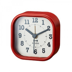 BRUNO Mini Square Clock (red)