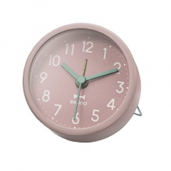 BRUNO Mini Round Clock (Pink)