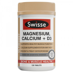 Swisse Ultiboost Magnesium, Calcium + D3 (120caps)