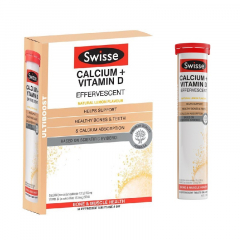 Swisse Ultiboost Calcium + Vitamin D Effervescent (60caps)