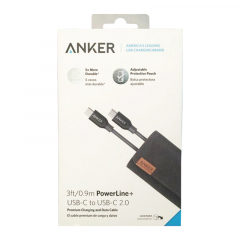 Anker Powerline+ USB-C to USB-C 2.0 (3ft/0.9m) High Durability for USB Type-C Devices