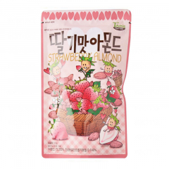 Tom's Farm Almonds - Strawberry, Honey Red Ginseng, Toffee Nut Latte, Black Sugar Milk Tea Korea Strawberry