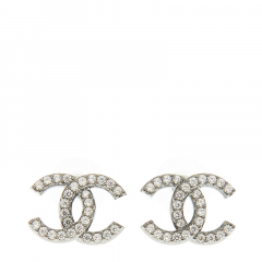 Chanel Earring Metal Silver AB4196