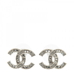 Chanel Earring Metal Silver AB4579