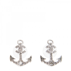 Chanel Earring Metal Silver A58445