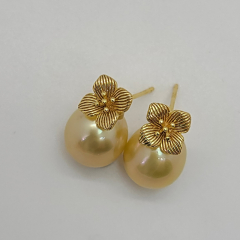 Kyvian Genuine South Sea Pearl Earrings E1005