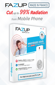 FAZUP Anti-Radiation Patch for Mobile Phones France x2s