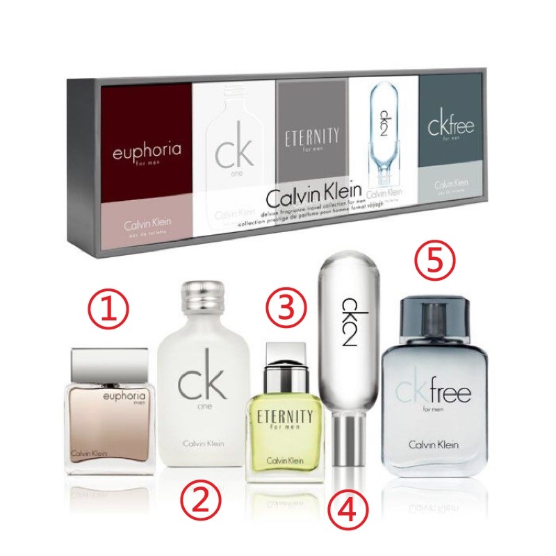 Calvin Klein CK Deluxe Fragrance Travel Collection Miniature Set 5pcs Gift  Set 2 For Men Online Shopping Malaysia – Hong Kong Online Store 